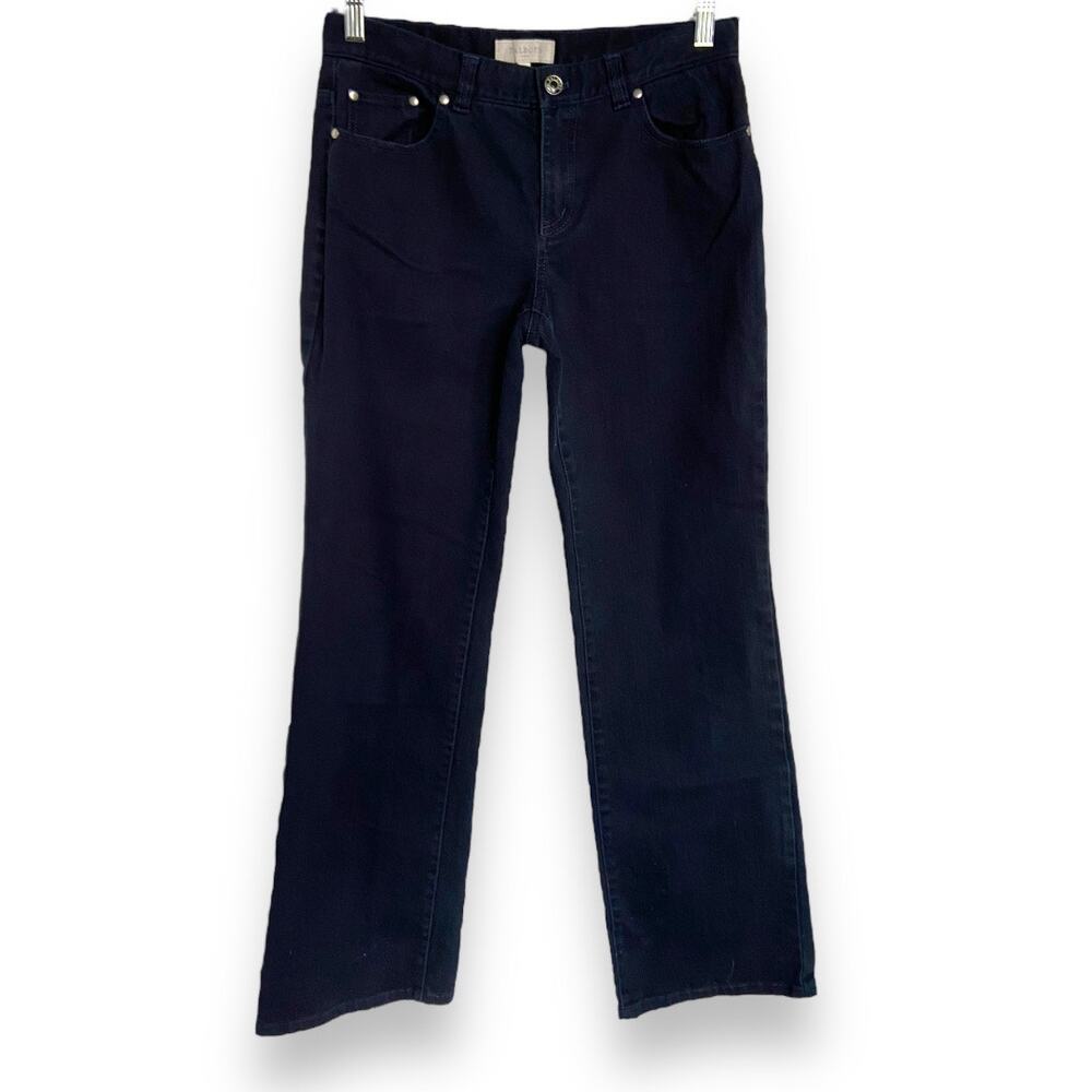 Talbots Womens Jeans Sz 4 Dark Blue Denim 5 Pocket Style